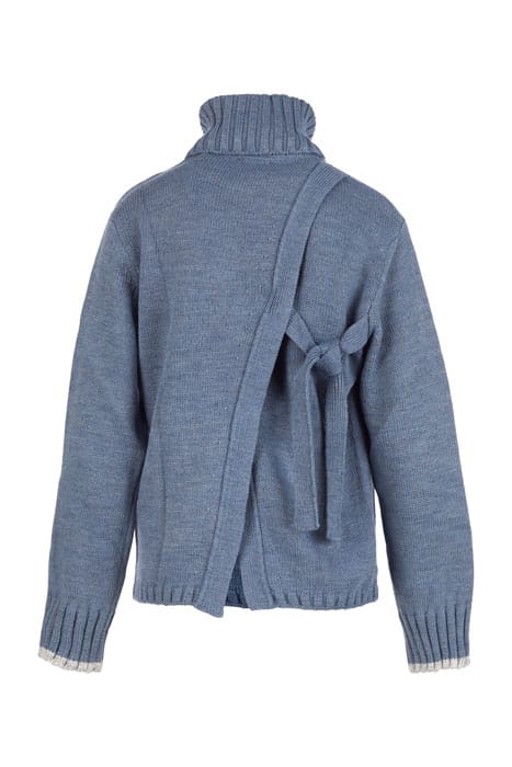ROLL NECK SWT LS BACK DETAIL BLUE 2
