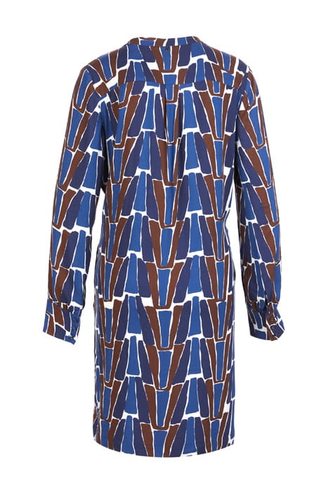 DRESS WITH BIG CUFFS BLUE 3