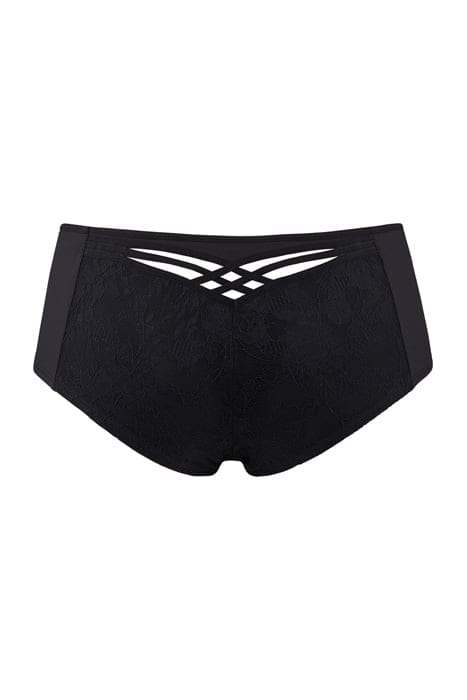 DAME DE PARIS BLACK LACE BOW BRAZILIAN SHORTS 4
