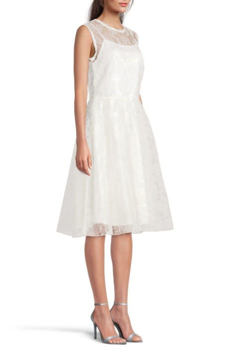 ZATCHBELL ABITO ORGANZA STAMPA WHITE 4