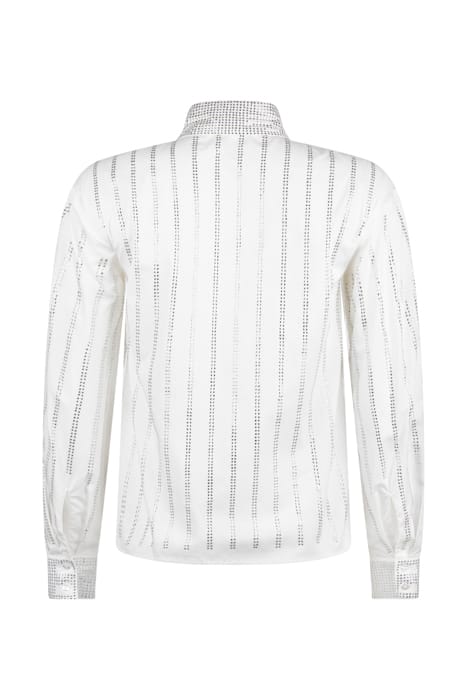 AMILCARE CAMICIA POPELINE STRA WHITE/CRYSTAL 8