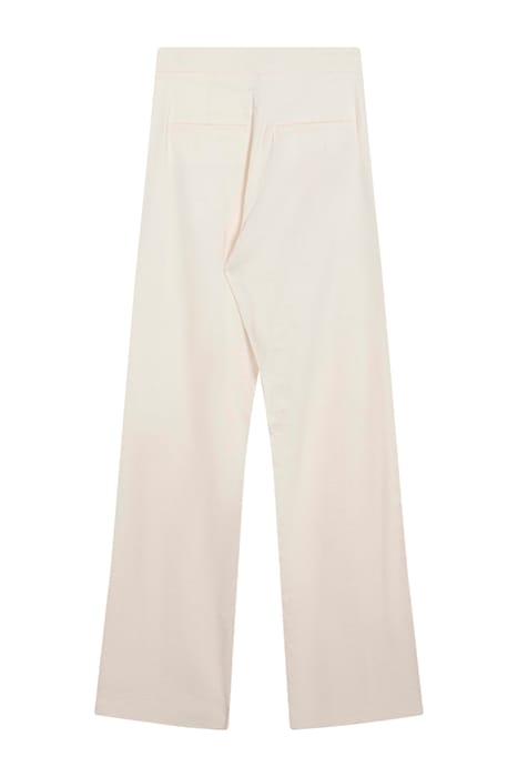 APEMAYA PANTALONE TELA DI LINO SWAN WHITE 2