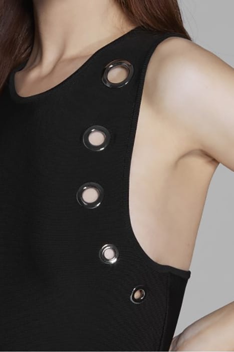 MARCIANO BY GUESS FELICITY BANDAGE DRESS WUXI JET BLACK 7