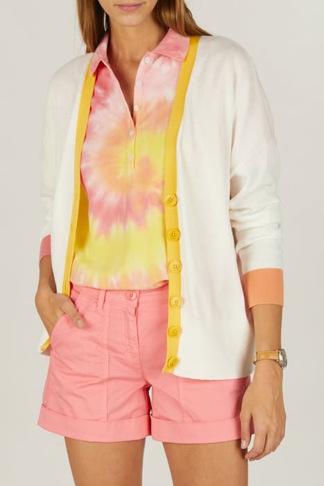 MULTICOLORED CARDIGAN BASE OFF WHITE 4