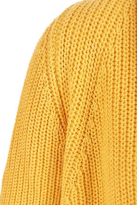 LOOSE FITTED FANCY CARDI 1/2SL YELLOW 3