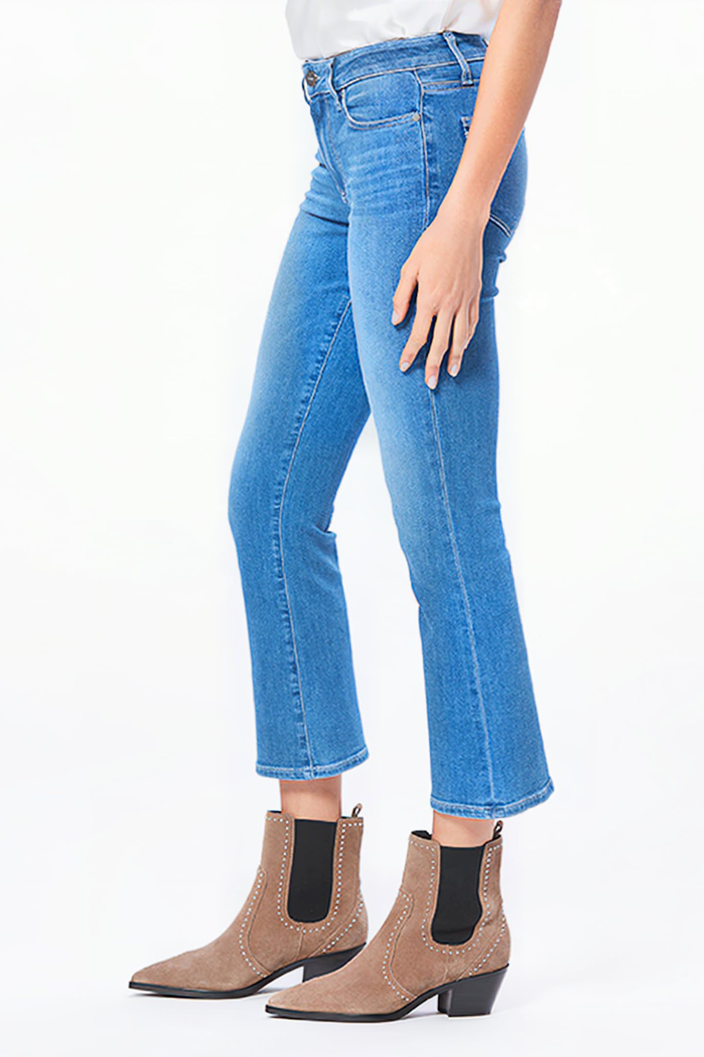 COLETTE CROP FLARE GLACIAL 3
