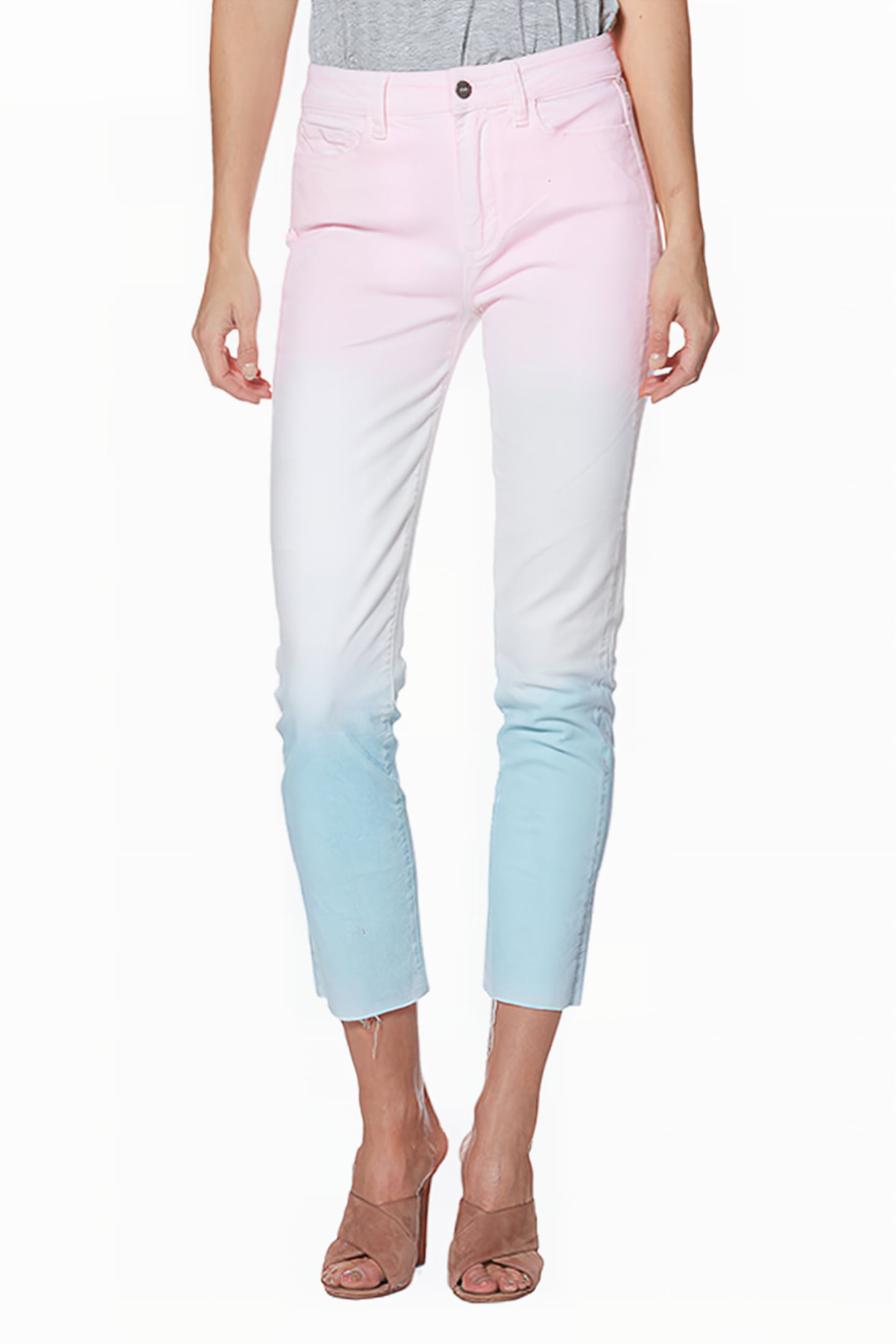HOXTON SLIM RAW HEM SUNSET OMBRE 1