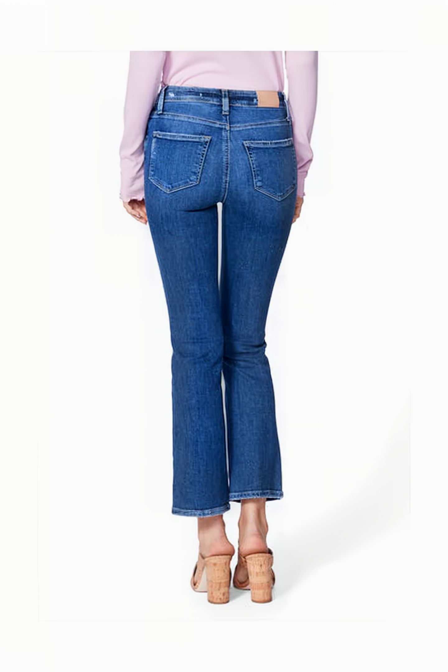 CLAUDINE ANKLE FLARE ROADIE DISTRESSED 4