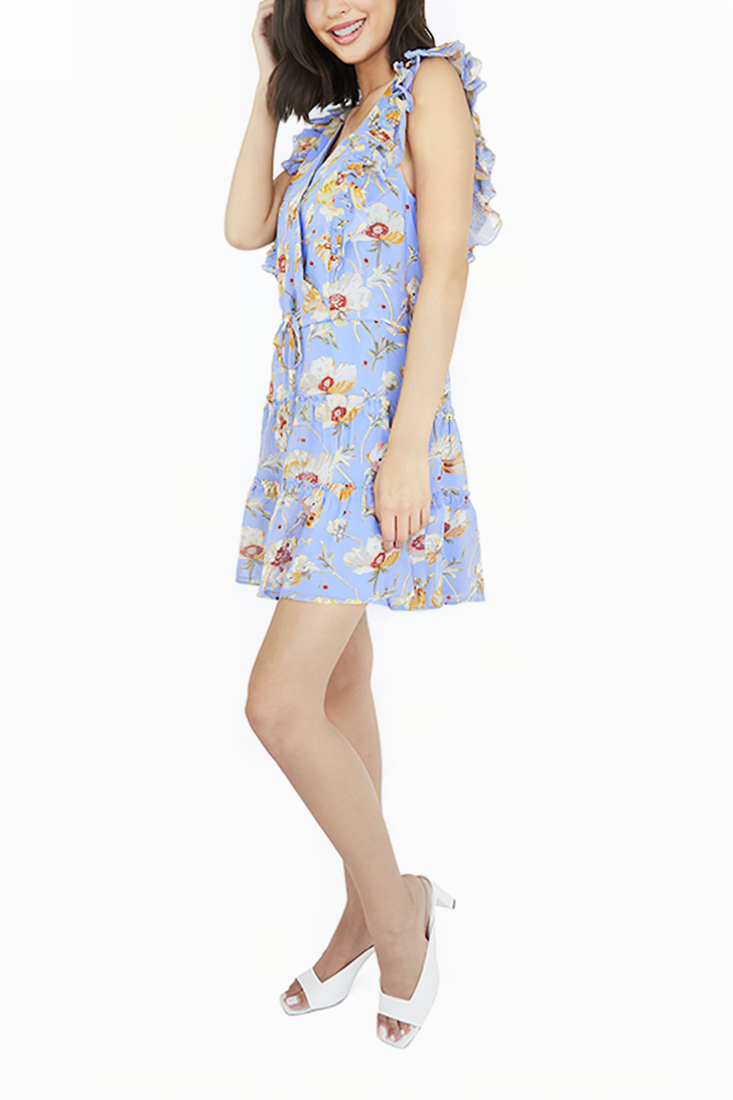 BARBARELLA DRESS DREAM BLUE- POPPY MEADOW 3
