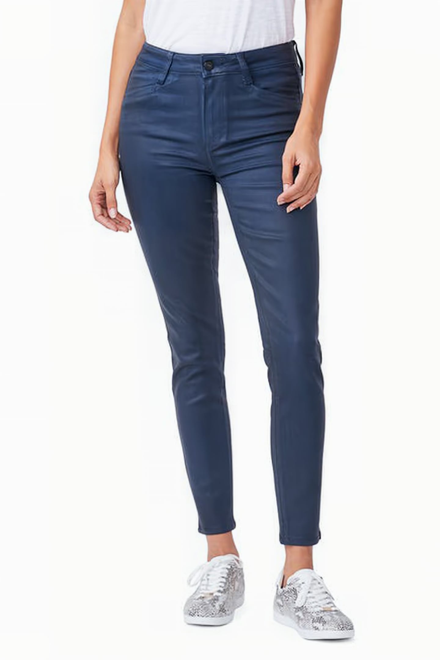 HOXTON ANKLE JOXXI POCKETS DEEP SAPPHIRE LUXE COATING 1