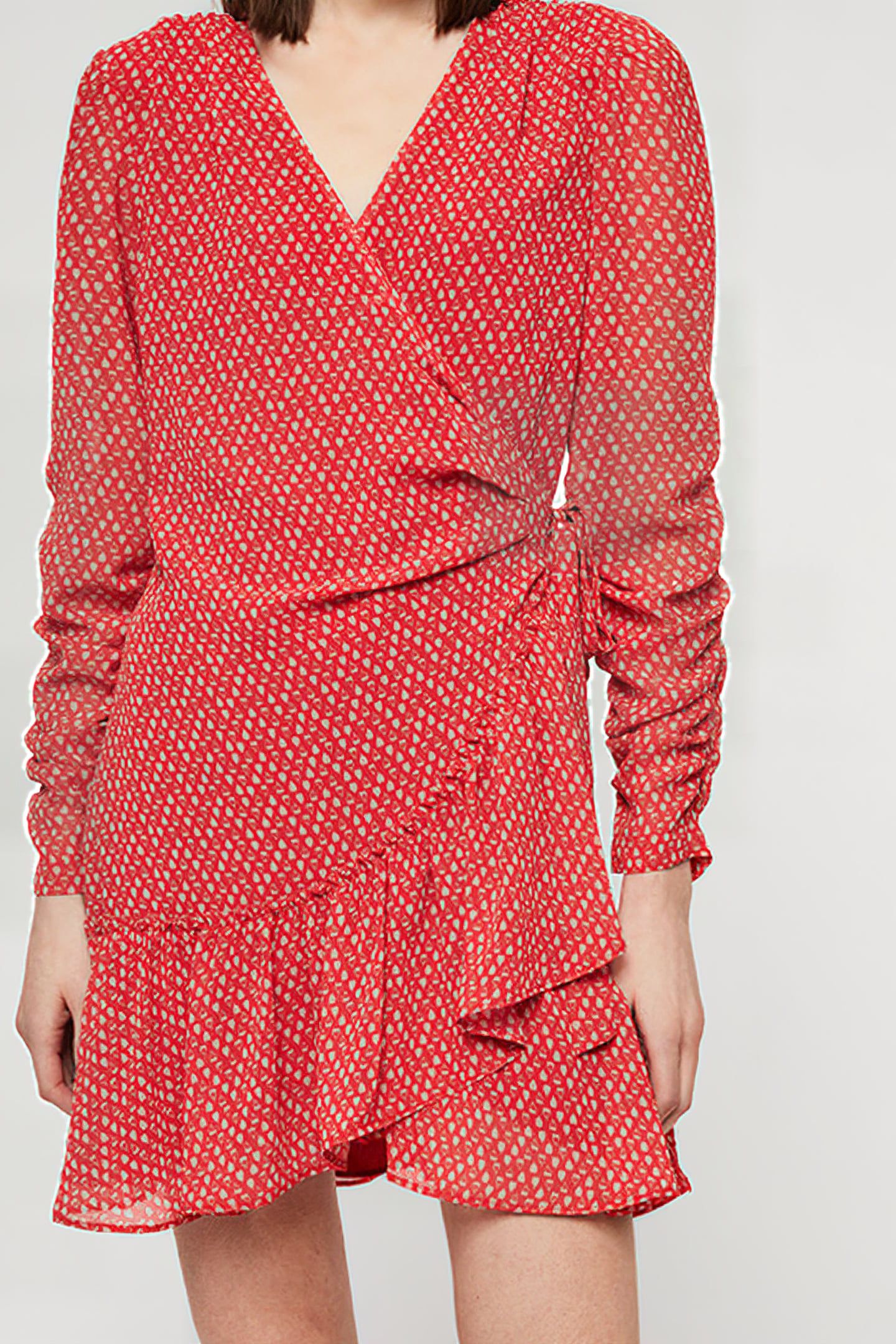 FLORES HEARTS DRESS RED 3