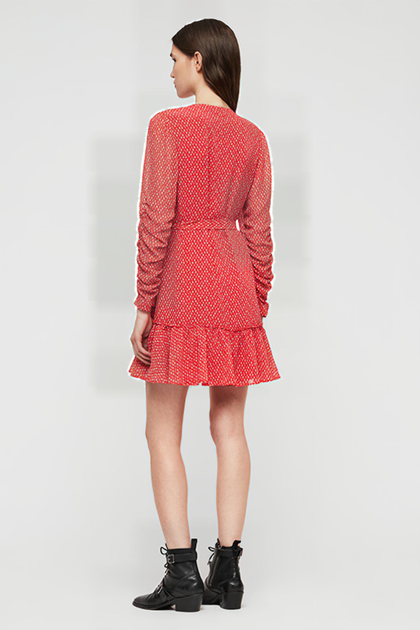 FLORES HEARTS DRESS RED 2