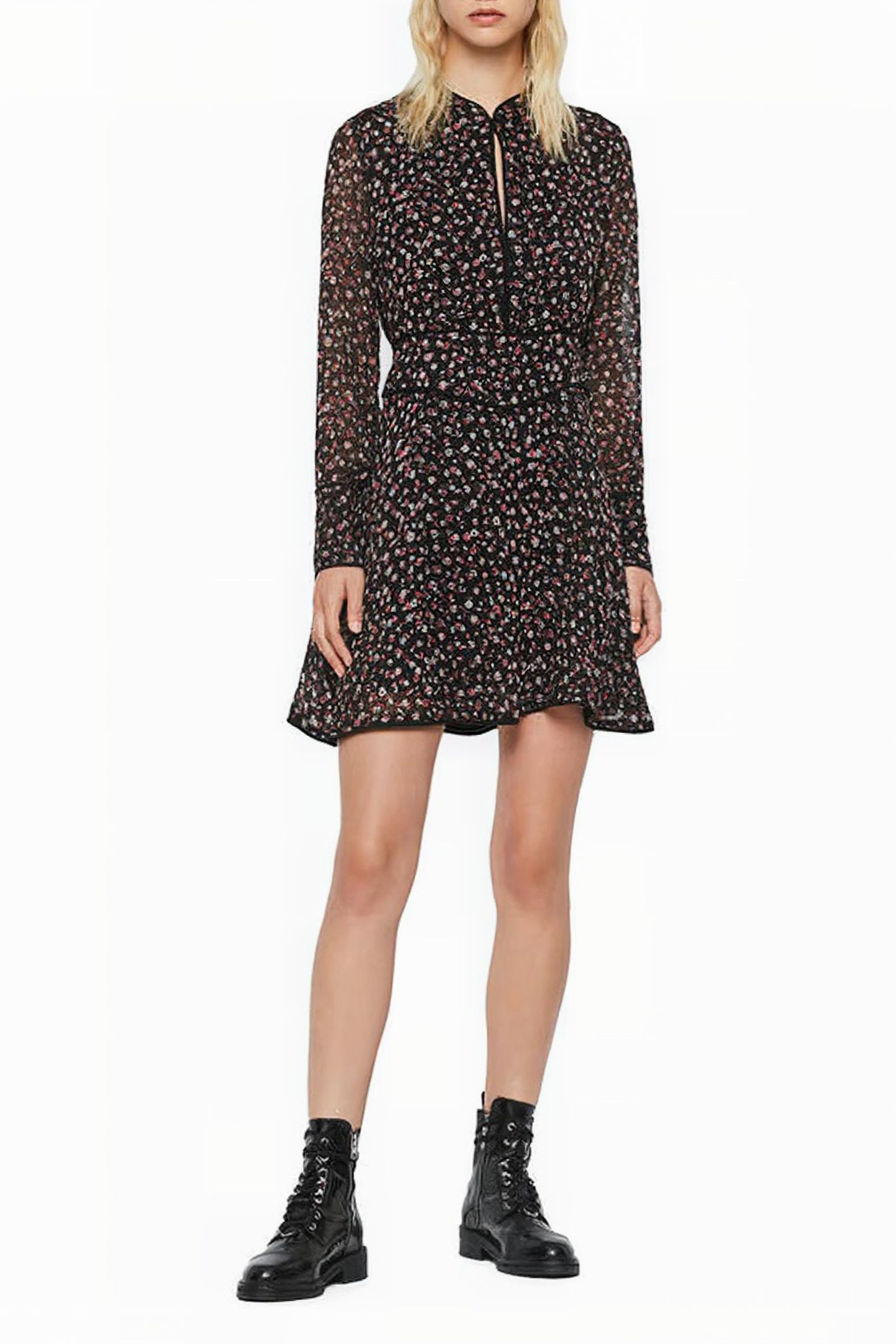 KAY DITZ DRESS BLACK 1