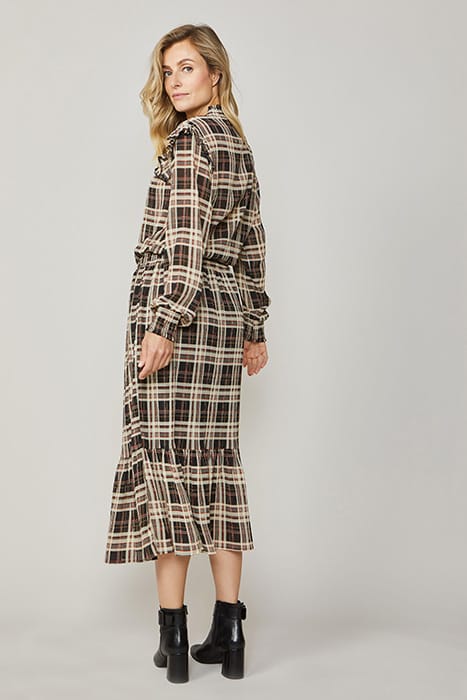 DRESS CRINKLE CHECK BLACK 3