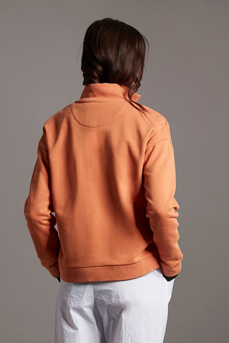 1/2 ZIP FUNNEL NECK DUSK ORANGE 3