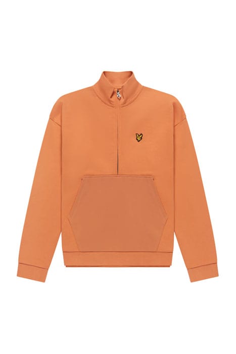 1/2 ZIP FUNNEL NECK DUSK ORANGE 1