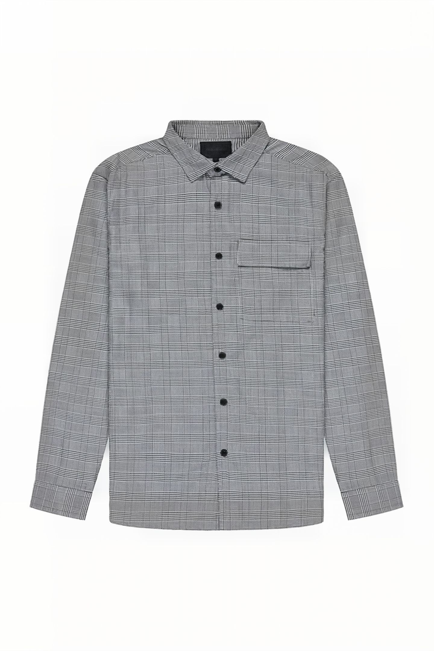 BLACK EAGLE POCKET SHIRT JET BLACK/ WHITE 4
