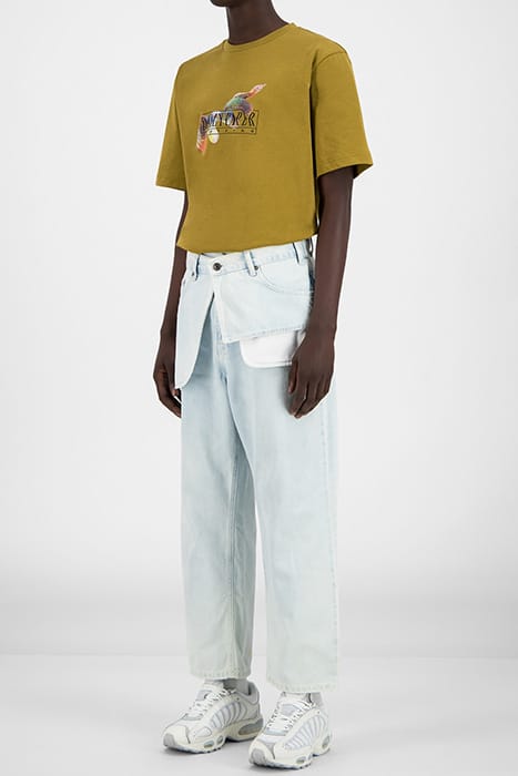 BLEACH DENIM HALART PANTS 3