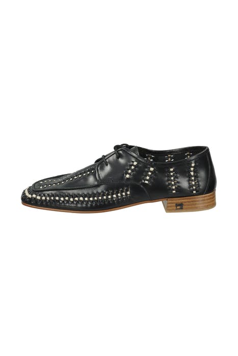 BLYTHE - LOW LACE SHOE BLACK 1