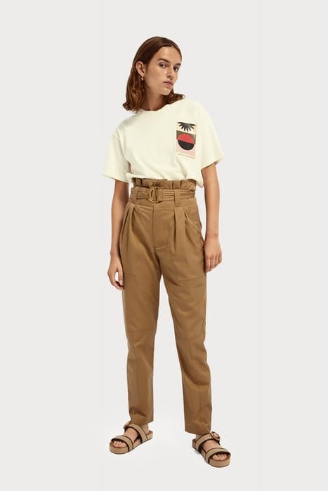 PAPERBAG CARGO PANTS IN CLEAN TWILL SAND 2