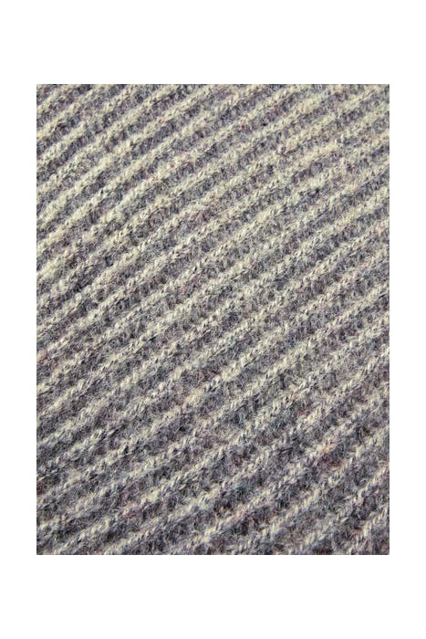PULL WITH V-NECK WITH SPECIAL METALLIC YARN GREY MELANGE 8
