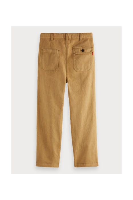 LOOSE TAPERED FIT - WORKER PANTS IN ORGANIC COTTON-LINEN SAN 2