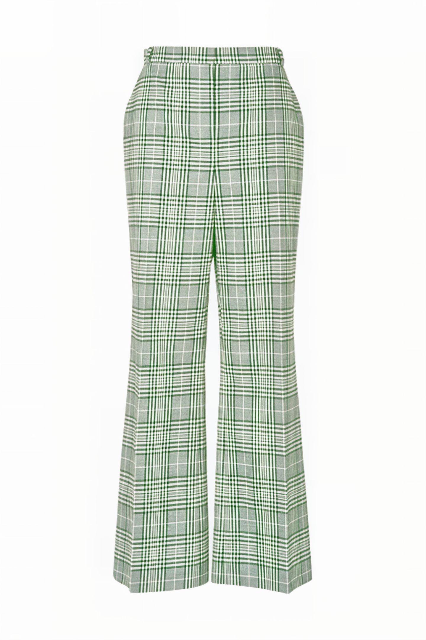 FAYE WIDE-LEG & FLARED JEANS  GREEN 4