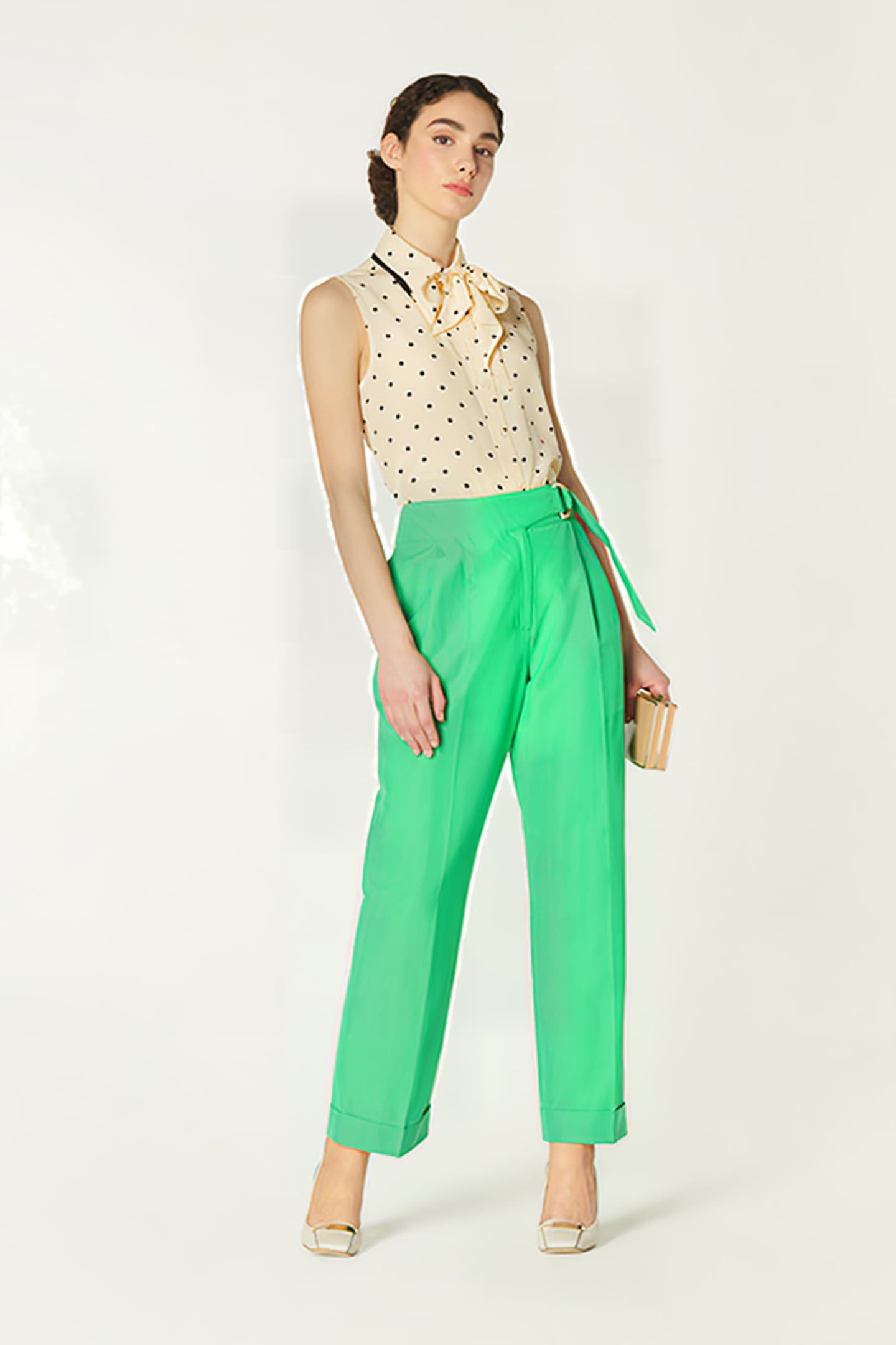 MARTA STRAIGHT JEANS GREEN 1