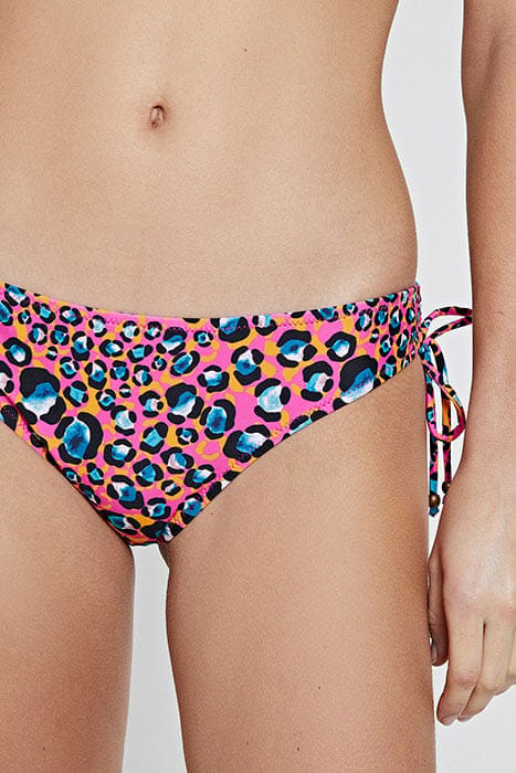 LADIES LEOPARD SPOT LUCA PUSH UP BIKINI AZALEA PINK 5