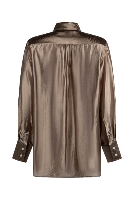 AKIRA METALLIC SHIRT GREY TAUPE 2