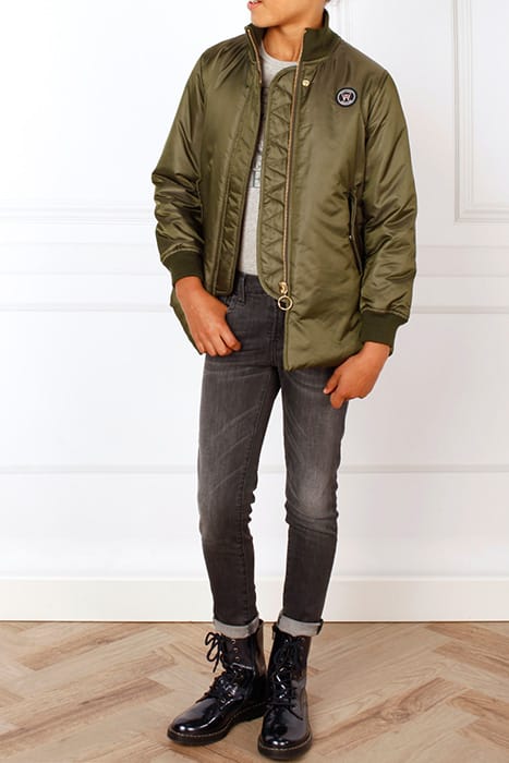 LONG BOMBER JKT GREEN 3