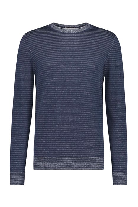 MCG WINTER VINTAGE STRIPE SWEATER BRIGHT NAVY 1