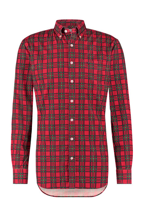 MCG RF TARTAN CORD SHIRT RED APPLE 1