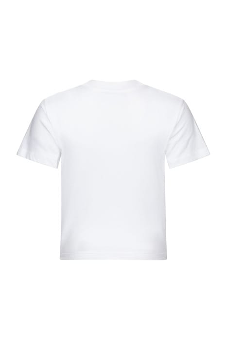 STAR CROP T-SHIRT WHITE / BLACK 2