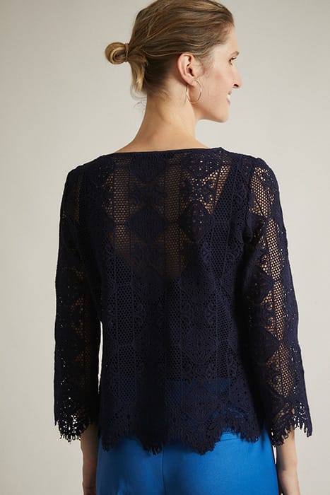 SPITZENBLUSE NIGHT BLUE 2