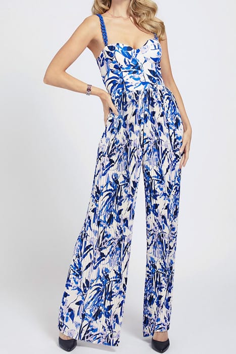 MARCIANO BY GUESS MODERN FOIAGE PLEATED JUMPSUIT MODERN FOLI 1