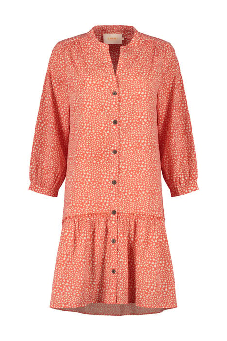 LADIES TUVALU DROP WAIST DRESS ORANGE NEW MARMELADE 3