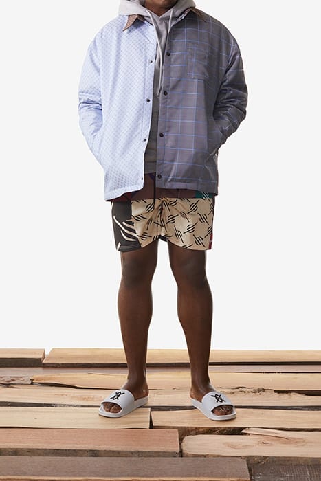 BROWN BLUE CHECK KAIR JACKET 1
