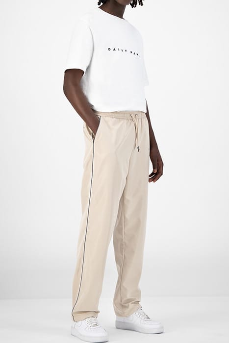BEIGE ETRACK PANTS 3