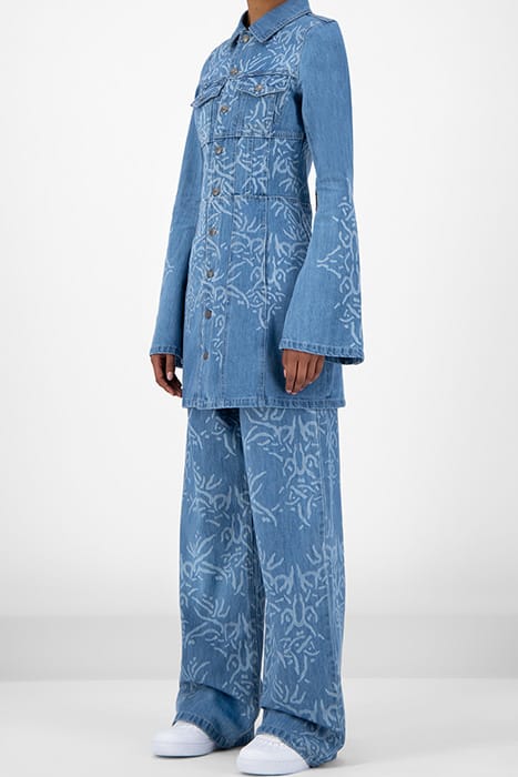 LIGHT LAZERED DENIM JAWARE JACKET 3