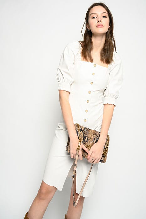 LUNATICO ABITO SIMILPELLE WHITE + WHITE 3