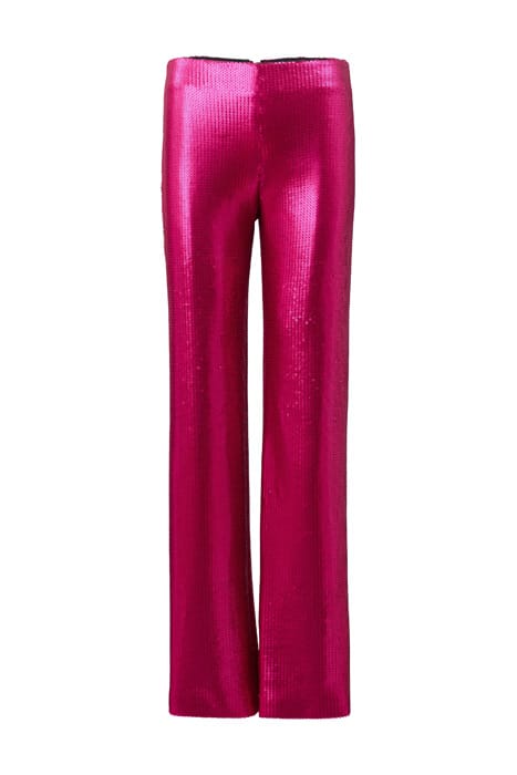 LOOSE FIT SEQUIN PANTS BUBBLE GUM PINK 1