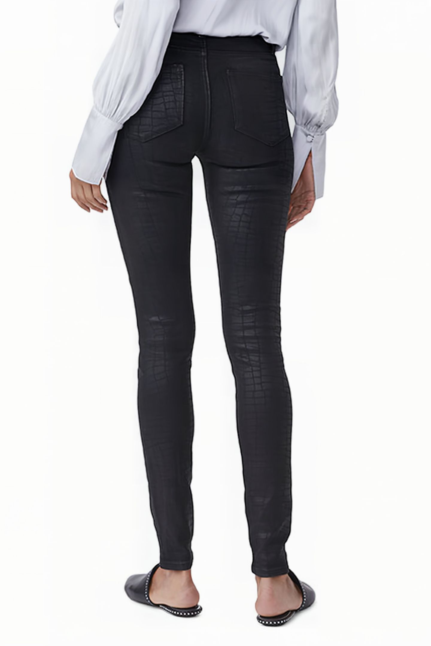 HOXTON ULTRA SKINNY BLACK CROC COATING 2