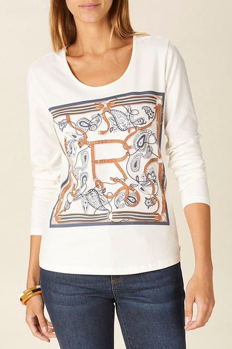 COTTON ROUND NECK T-SHIRT WHITE 2