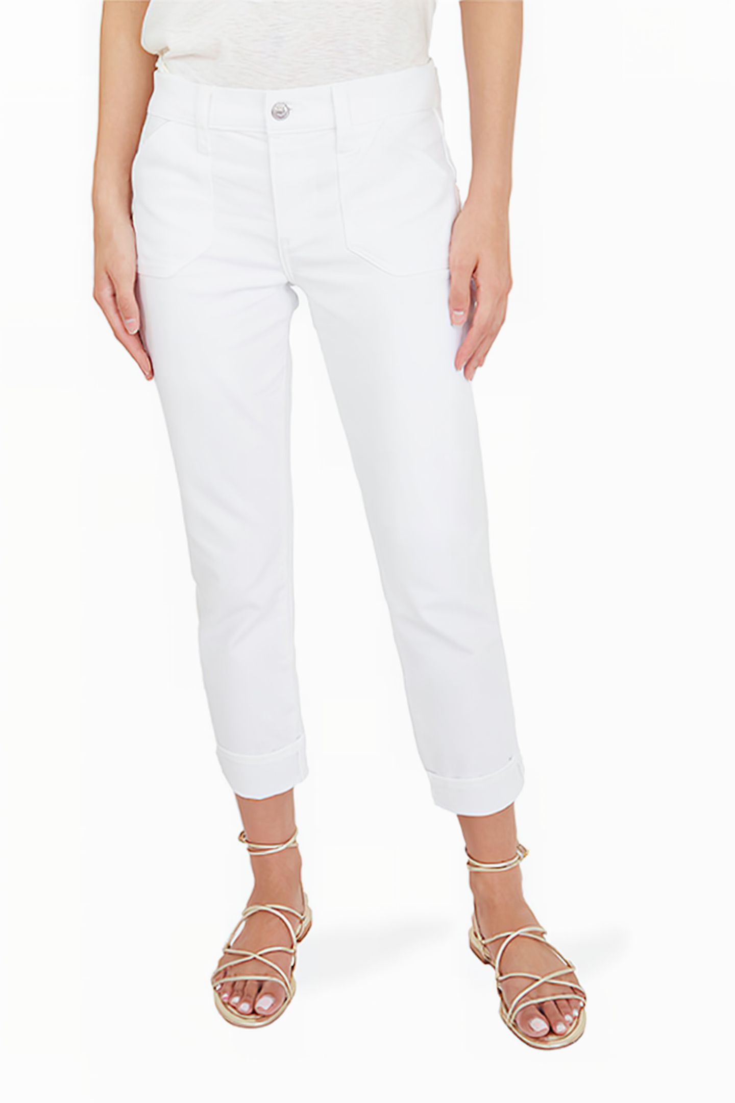 BRIGITTE FASHION PATCH PKT CRISP WHITE 1