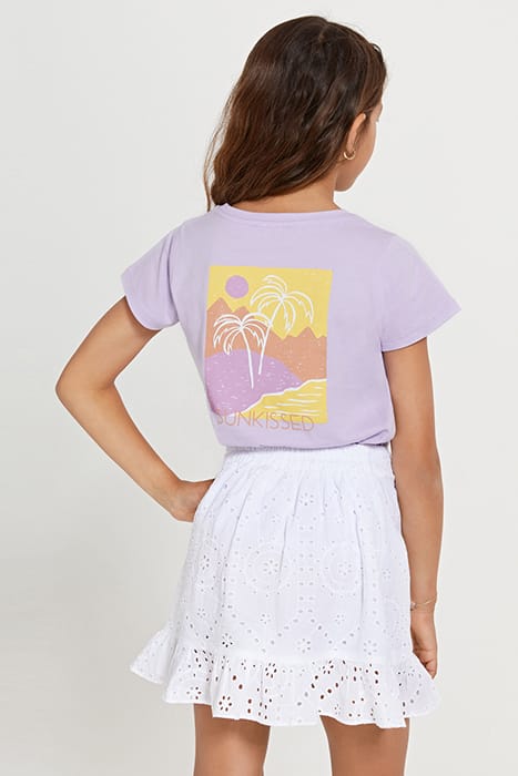 GIRLS CALIFORNIA SKIRT BRODERIE ANGLAISE BRIGHT WHITE 4