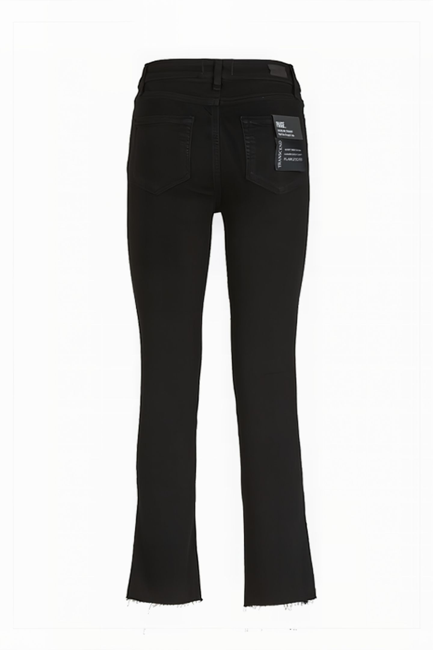 JACQUELINE STRAIGHT RAW HEM BLACK SHADOW 2