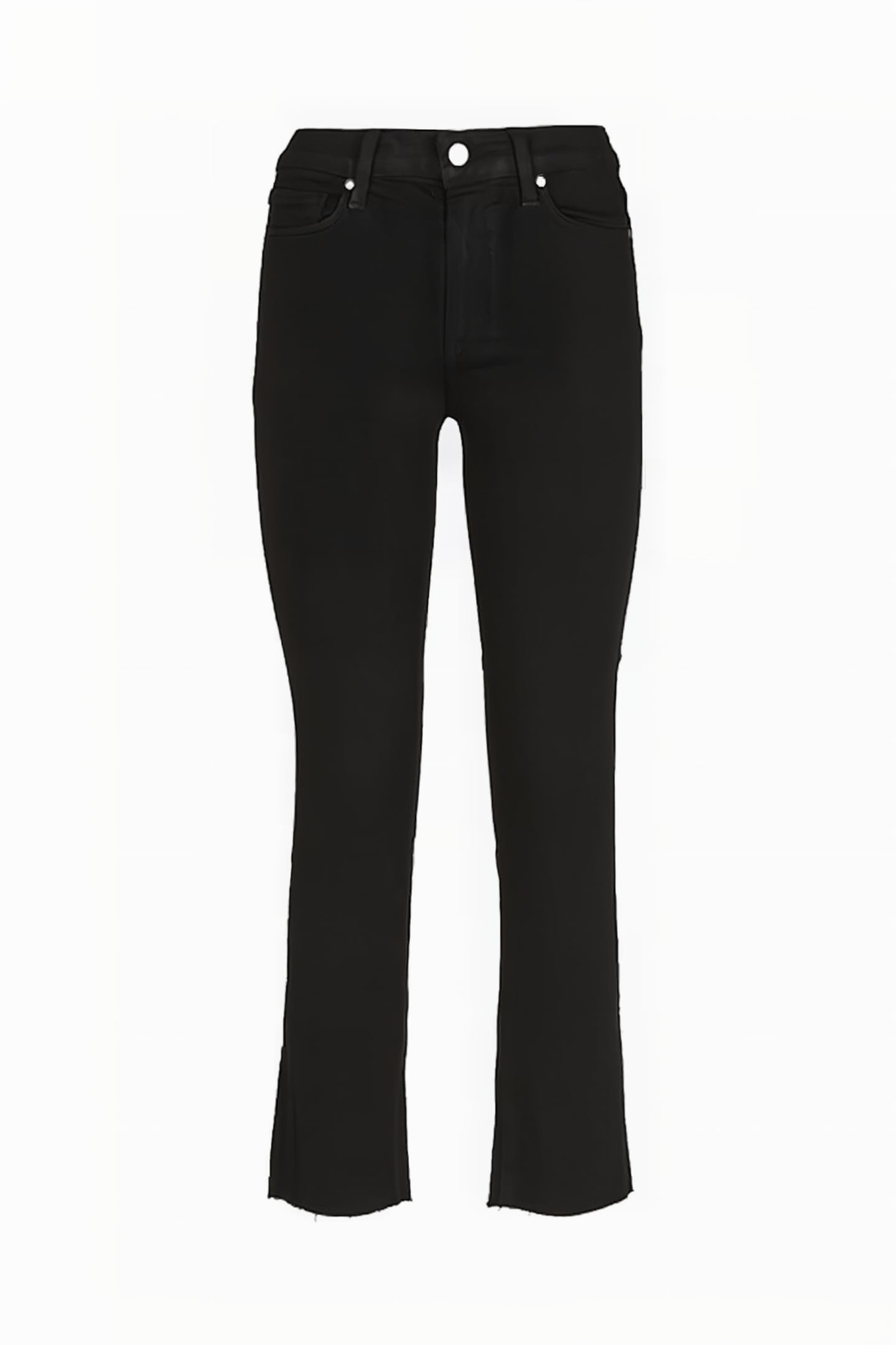JACQUELINE STRAIGHT RAW HEM BLACK SHADOW 1