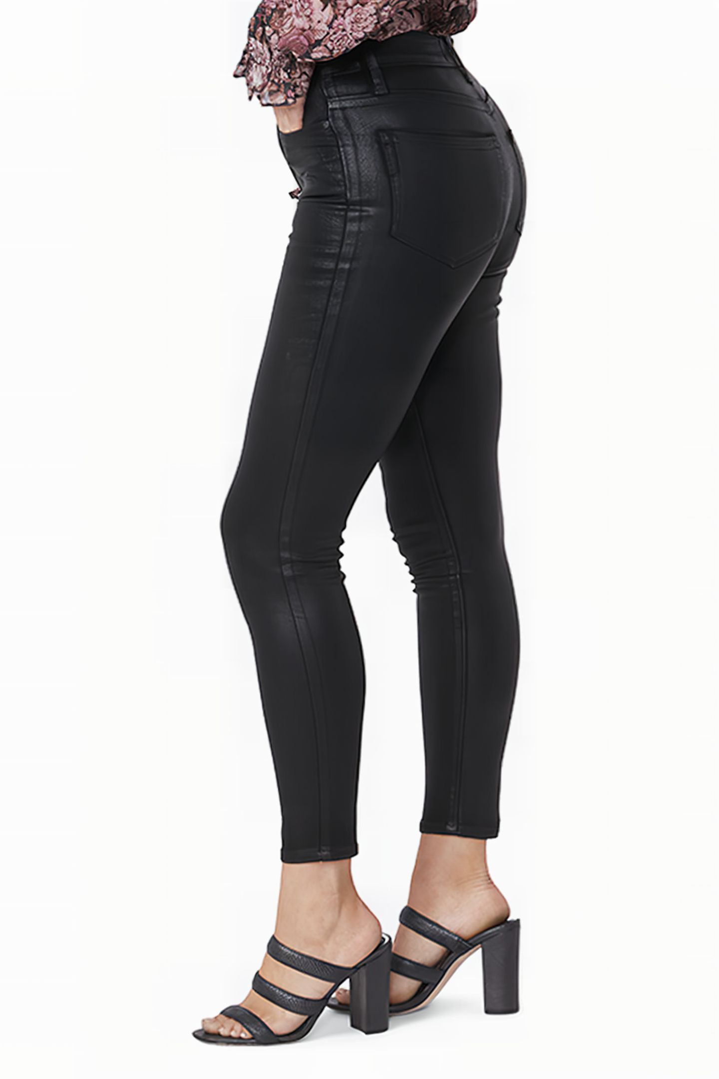 MARGOT ANKLE BLACK FOG LUXE COATING 3