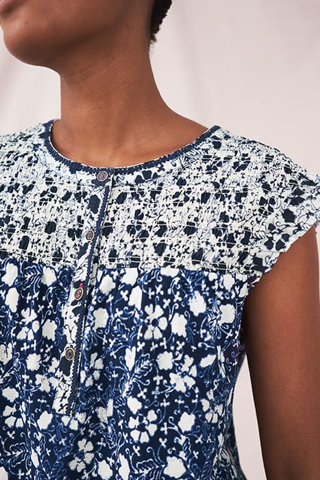 RIYA JERSEY TOP NAVY MULTI 4